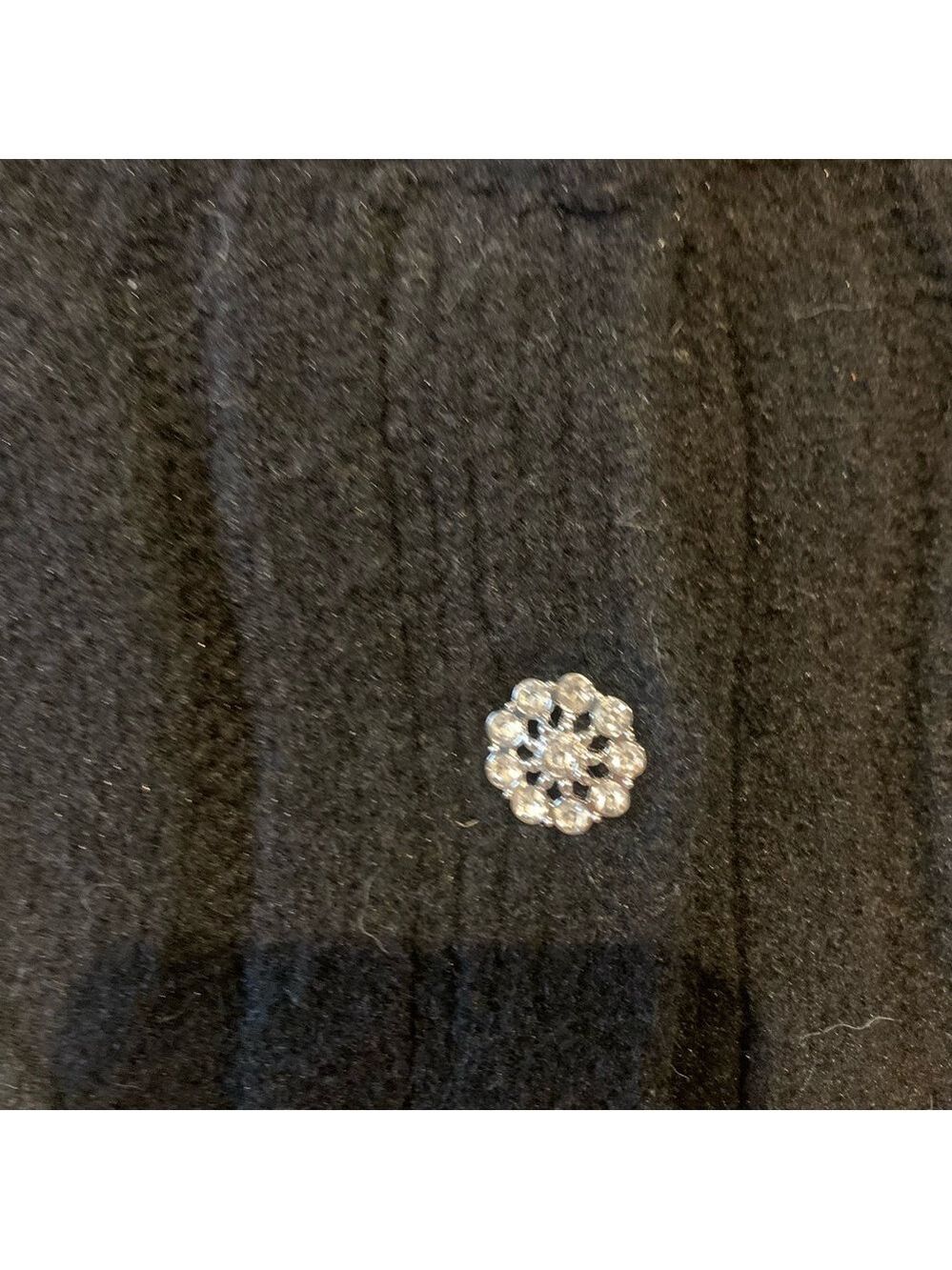 Elegant Black Women's Puff Sleeve  Sweater size medium 8/10 NWT - Picture 4 of 5